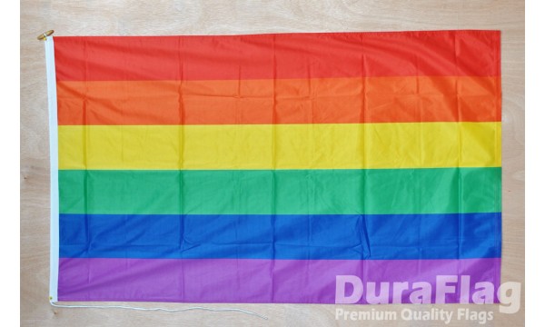 Original 8 Stripped Rainbow Flag